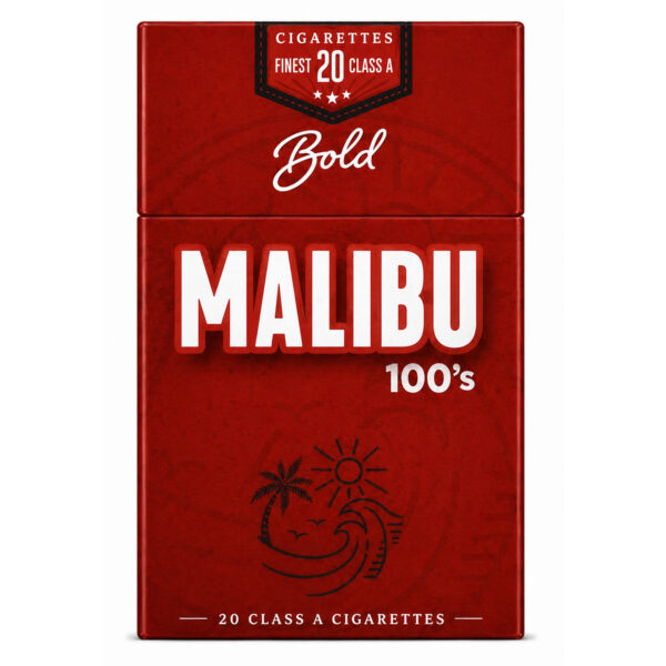 MALIBU RED 100s BOX